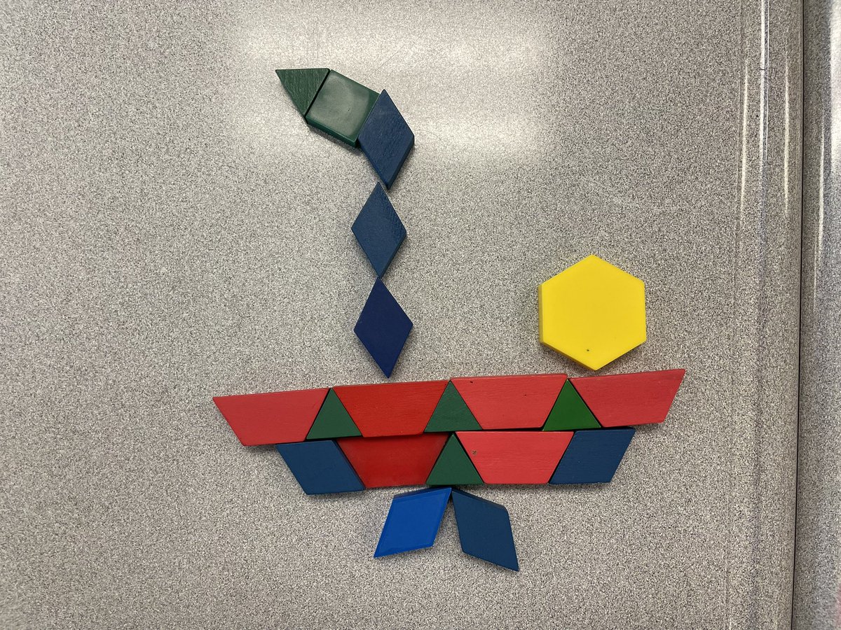 HDSBaccess's tweet photo. Our entry task today was to grab a handful of random patterning blocks, pick two random partners & create an image of something alive. What living things do you see? #CreativeOutlets @tigerjeetps https://t.co/ydgIhGtjWb