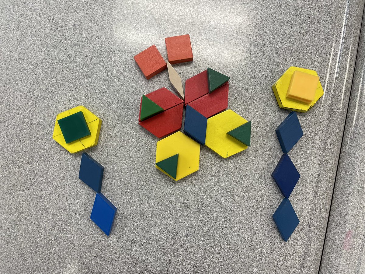 HDSBaccess's tweet photo. Our entry task today was to grab a handful of random patterning blocks, pick two random partners & create an image of something alive. What living things do you see? #CreativeOutlets @tigerjeetps https://t.co/ydgIhGtjWb