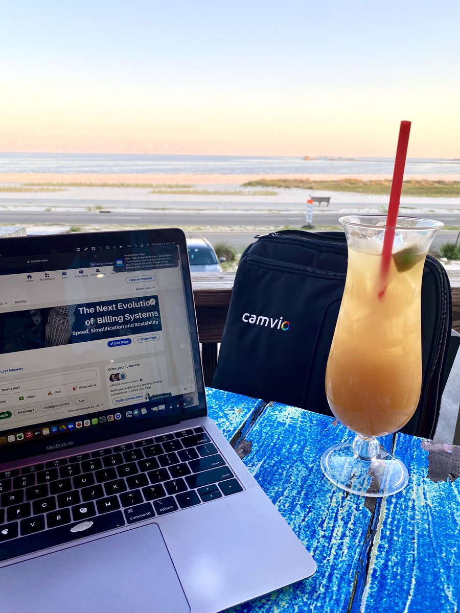 Best way to end the work day!  #sunset #gulfcoast #camvio