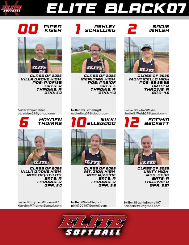 Elite Black Softball Illinois tweet media