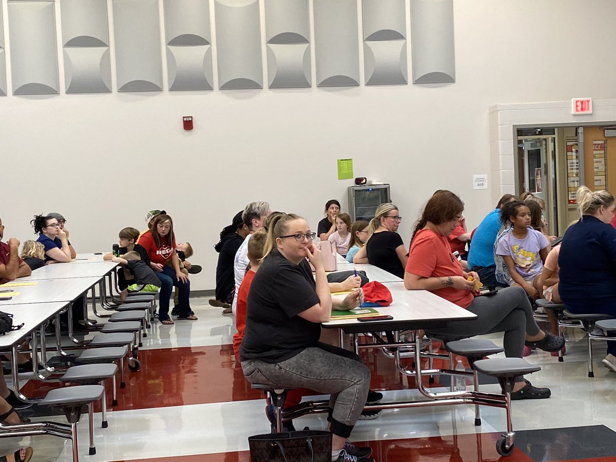 testabeth1's tweet photo. So excited for @CloughPikeElem 5th grade camp @ymcaccg   Tonight students and parents got to learn all about our upcoming trip. https://t.co/yWj00YdISh