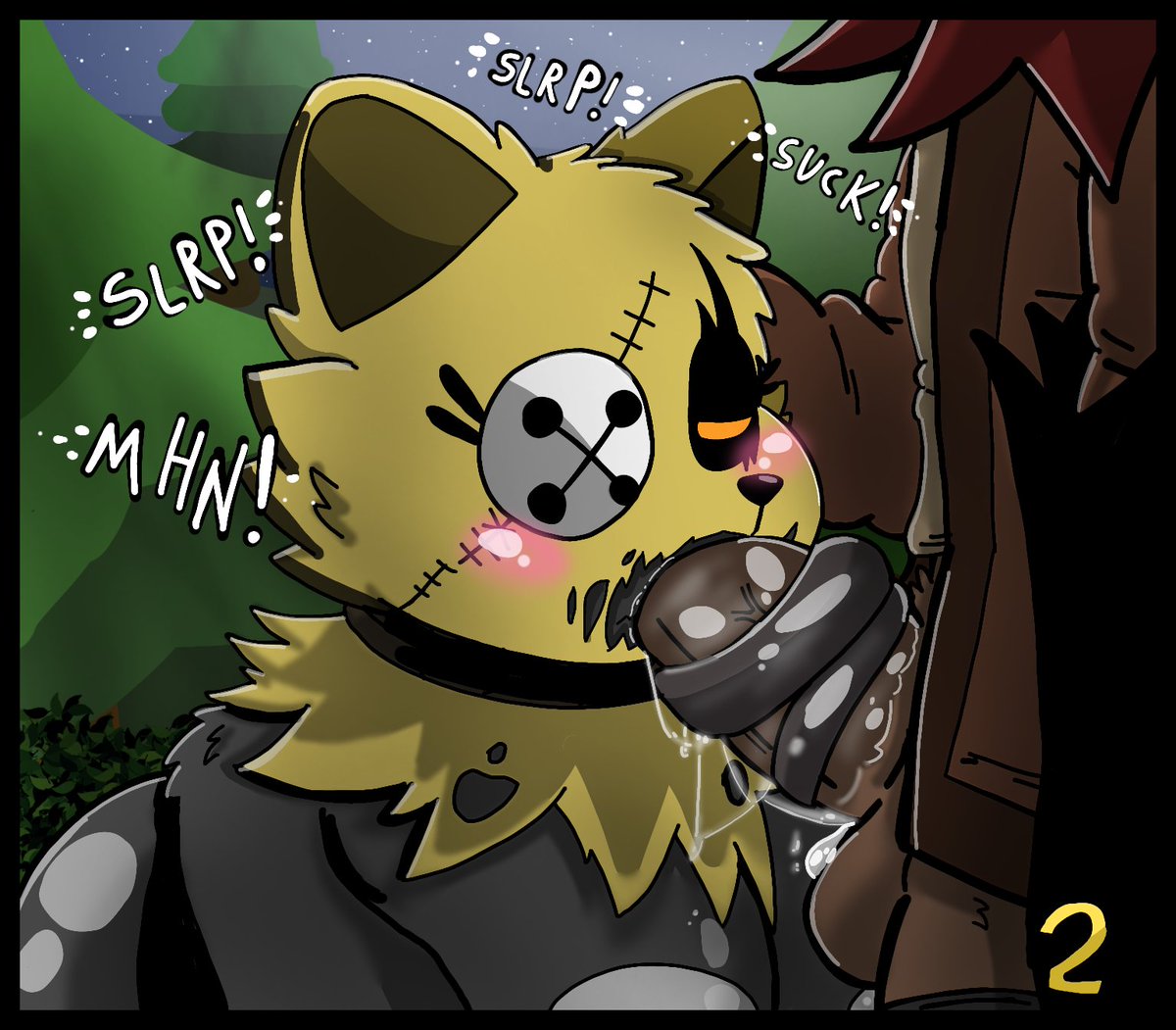 woflgame's tweet photo. Mr stitchy (female) x markus . 💛🧡
/Nsfw/ 5/5. 💕 https://t.co/oXzsOTR1sM