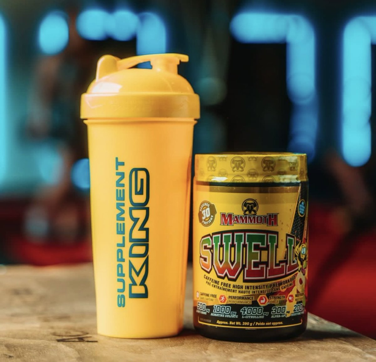 GetMammoth's tweet photo. BIGGER pumps, MORE energy… and no after crash… Mammoth SWELL may just be  your new favourite pre-workout 🐘🔥 https://t.co/nXKvjni9hl