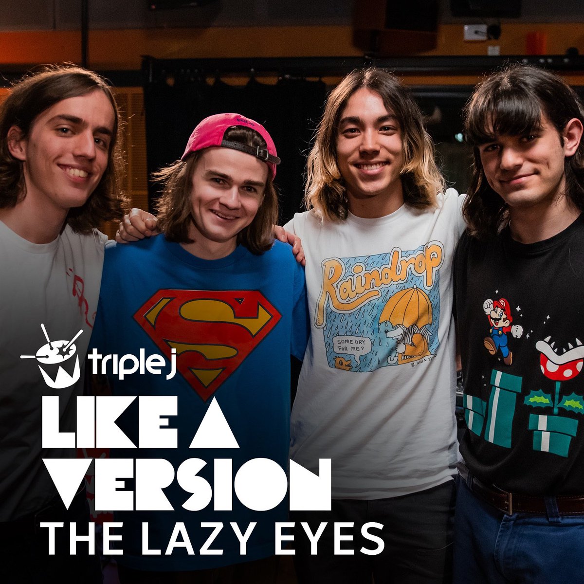 TheLazyEyesband's tweet photo. Our @triplej Like A Version is out now on streaming services! Thank you everyone for all the kind words on our @BeeGees cover 🕺❤️

LISTEN NOW: https://t.co/5MVVAgKGsD https://t.co/zJM7cBPTlY