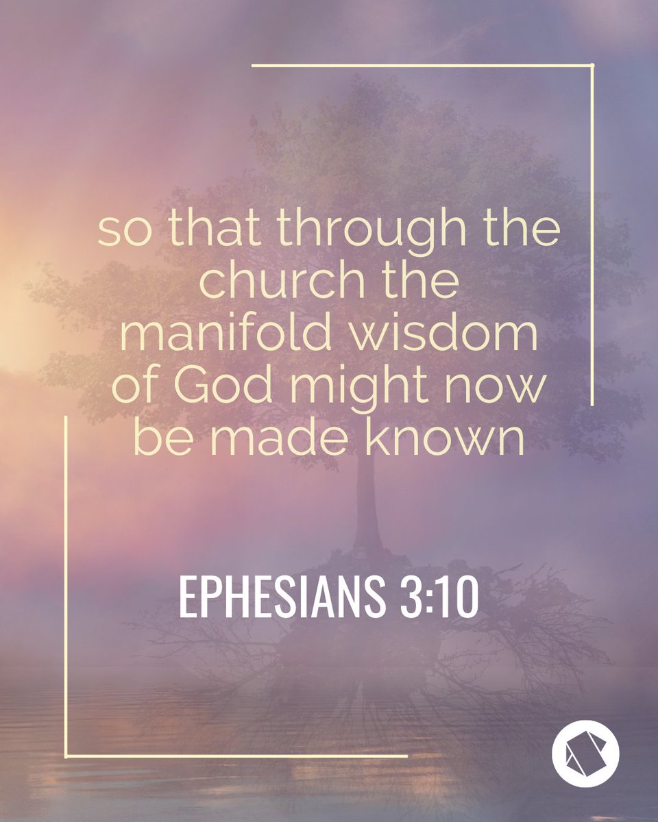 so that through the church the manifold wisdom of God might now be made known to the rulers and authorities in the heavenly places.
Ephesians 3:10

#BayouCityFellowship #Ephesians