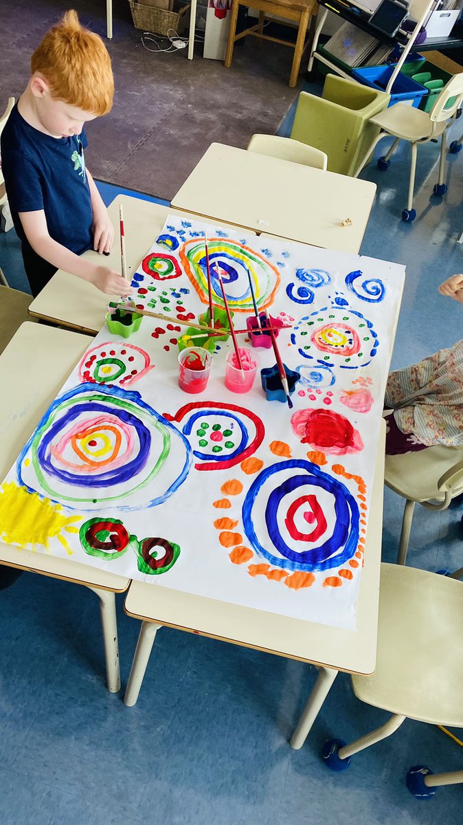 Ms_MHumphrey's tweet photo. #internationDotDay #DotDay fun fun fun in Grade One today! @peterhreynolds thanks for writing one of our favourite books! #WeAreCBE https://t.co/cFksm3KuH6