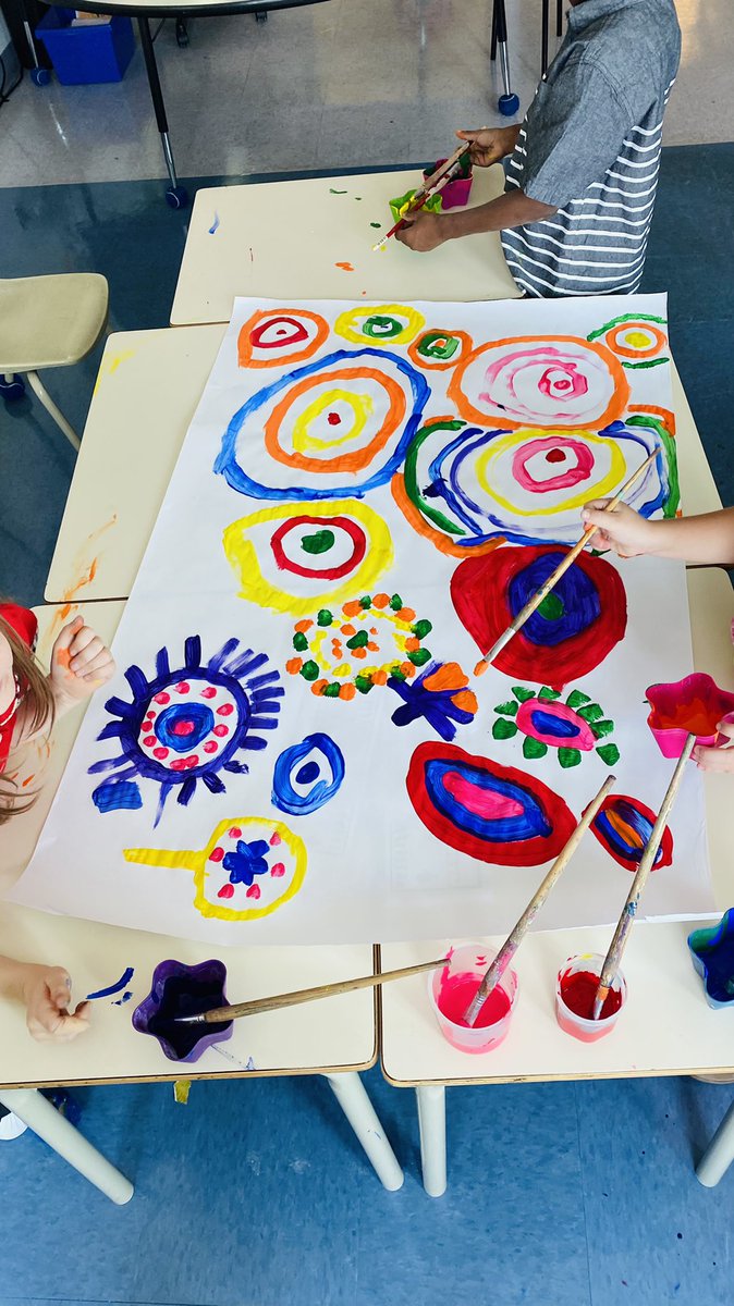 Ms_MHumphrey's tweet photo. #internationDotDay #DotDay fun fun fun in Grade One today! @peterhreynolds thanks for writing one of our favourite books! #WeAreCBE https://t.co/cFksm3KuH6