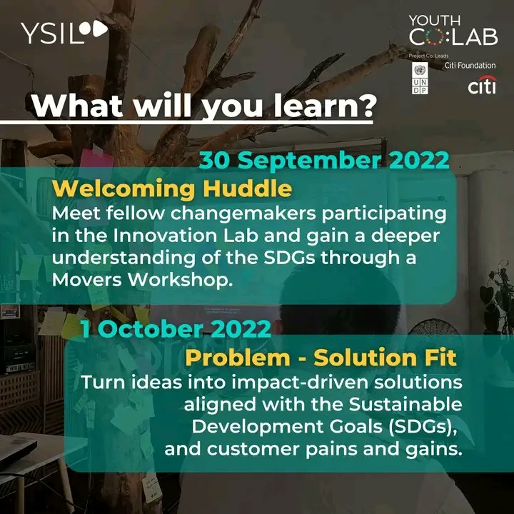 EthicsLearning's tweet photo. Heads up, Pinoy Youths! UNDP Philippines is now open for applicants to join their Youth Social Innovation Lab 2022 for free! Their registration is open until September 17!
Learn more about this by visiting: https://t.co/JvjqsqB3a8
#ethicslearning #ethicsph #UNDP #UNDPPH #YSIL https://t.co/N4LRrFqqsX