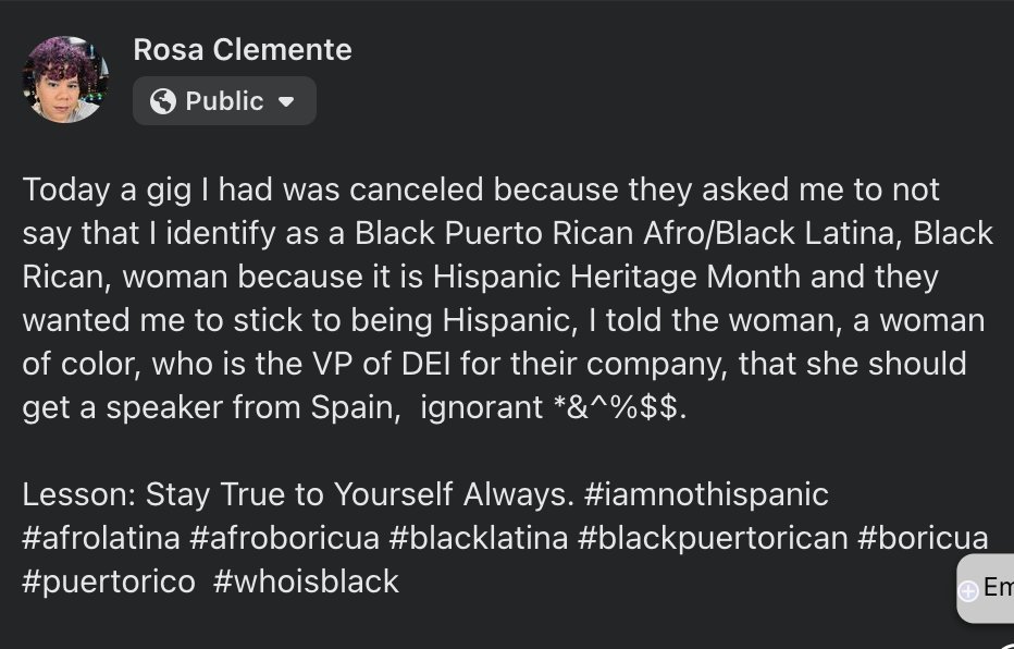 Rosa A. Clemente (@rosaclemente) on Twitter photo 