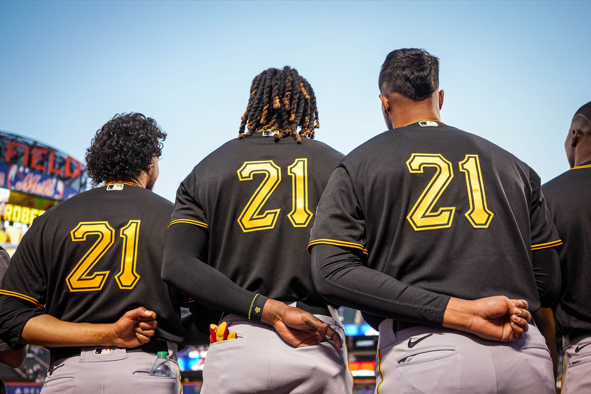 We're proud to wear No. 21 tonight. - Pittsburgh Pirates