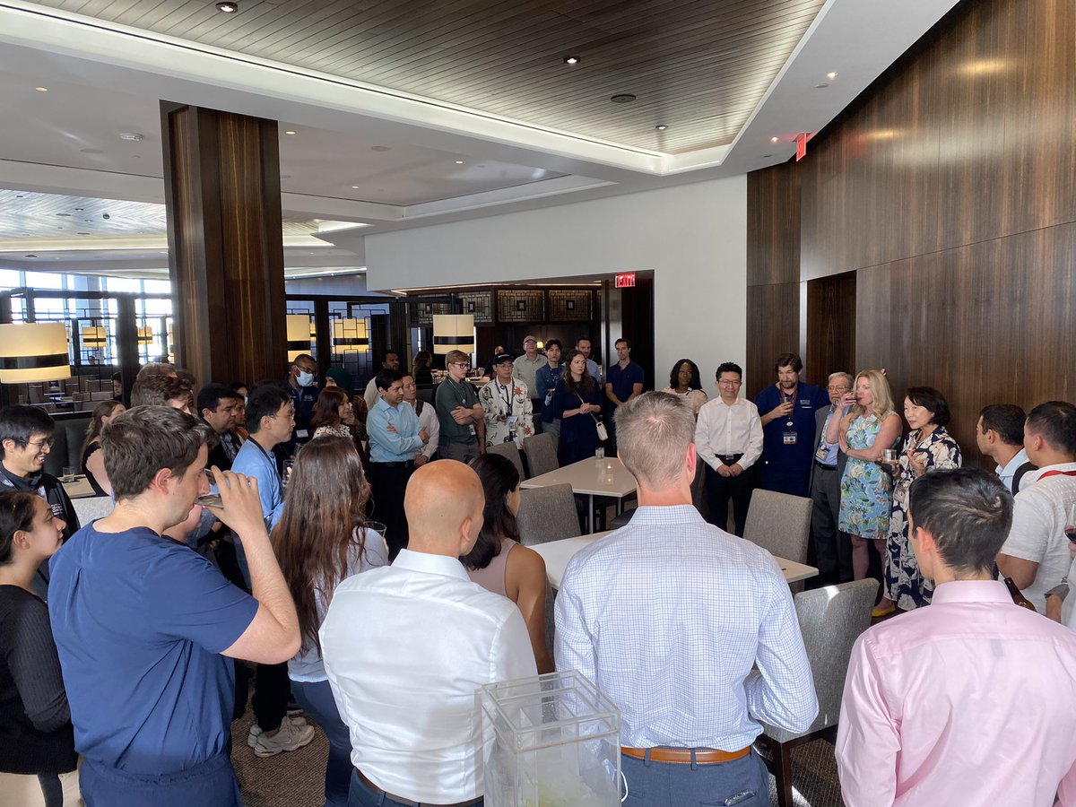 yogagirldd's tweet photo. Our 1st #RadOnc #research mixer was a 💯 fun-productive success w/ faculty and trainees from across the division. ❤️’d hearing about the RO research opportunities @MDAndersonNews and connecting w/ the #nextgen of ☢️ brilliance! @PrajnanDasMD @ACKoongMDPhD @ChelseaPinnix https://t.co/4Rd0O10Zgx