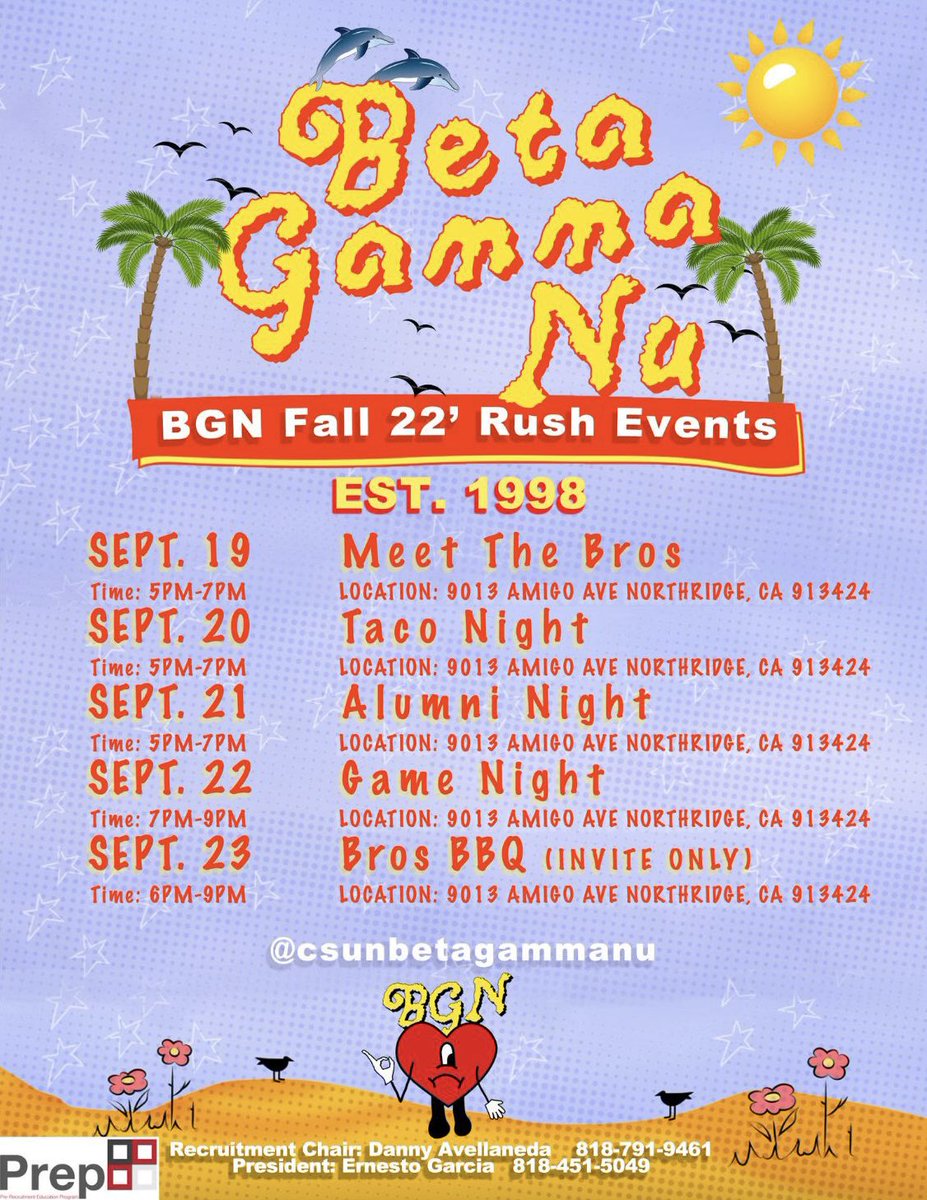 CSUN_BGN's tweet photo. WE ON THIS SEMESTER! FALL 22’ WE COMING FOR YOU! 

See y’all next week! Any questions about rush don’t hesitate to ask our page and or any brother on campus! 👌🏽 

#csunbetagammanu #RUSHBGN https://t.co/BnVf92s94q