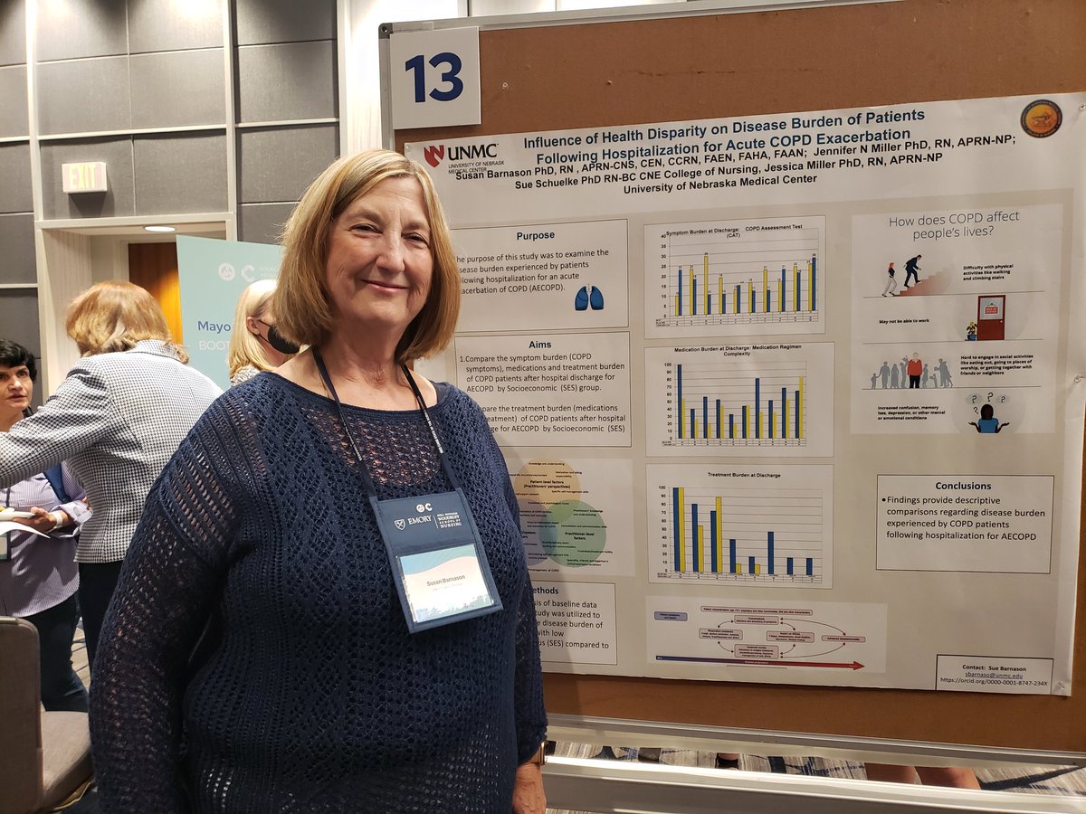 windywalonso's tweet photo. More great work from the @UNMCCON! Dr. Sue Barnason presenting her team's work on #disparities &amp; disease burden following #COPD exacerbation. #CANSSOS2022 @michelecbalas @JessicaJoMiller https://t.co/ftp2i324Uz