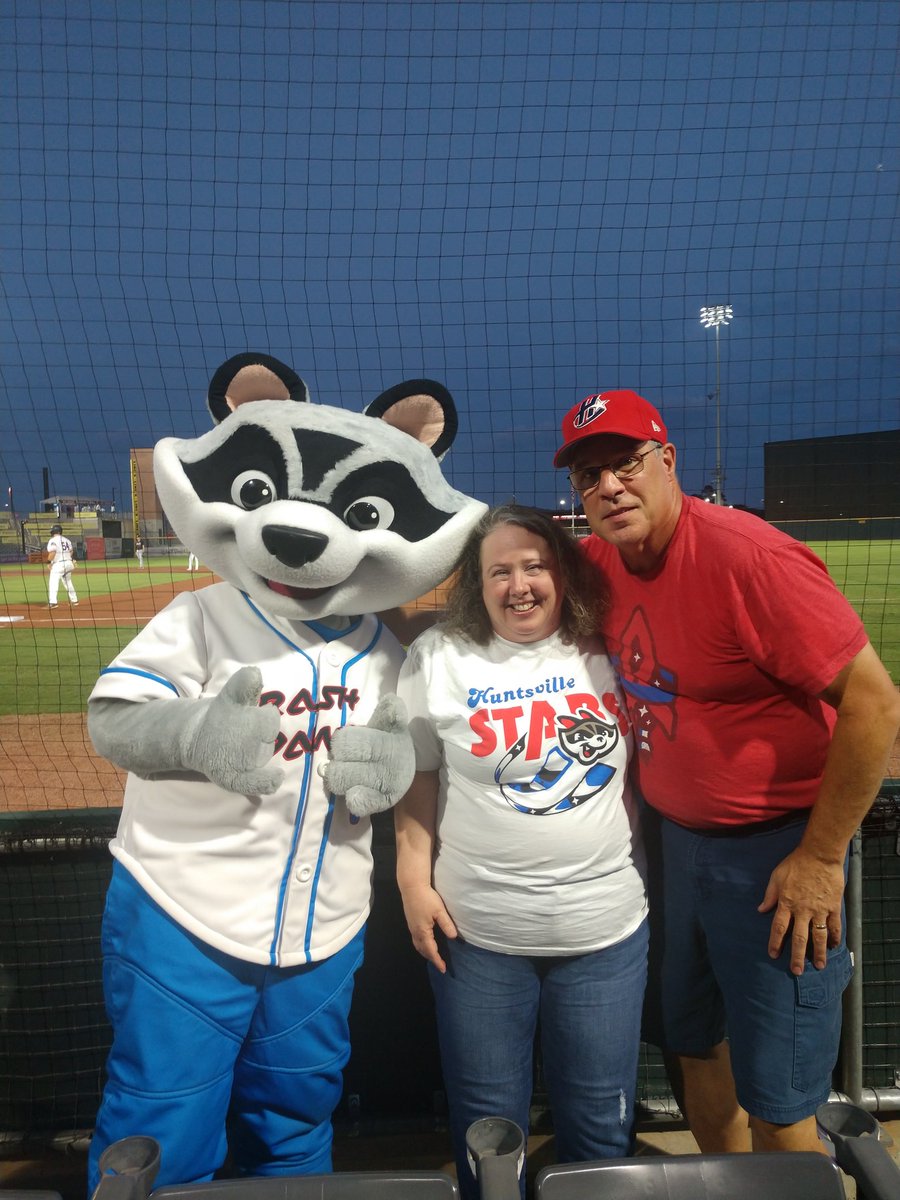 Enjoying some #trashpanda baseball with #sprocket  on a beautiful night!!!