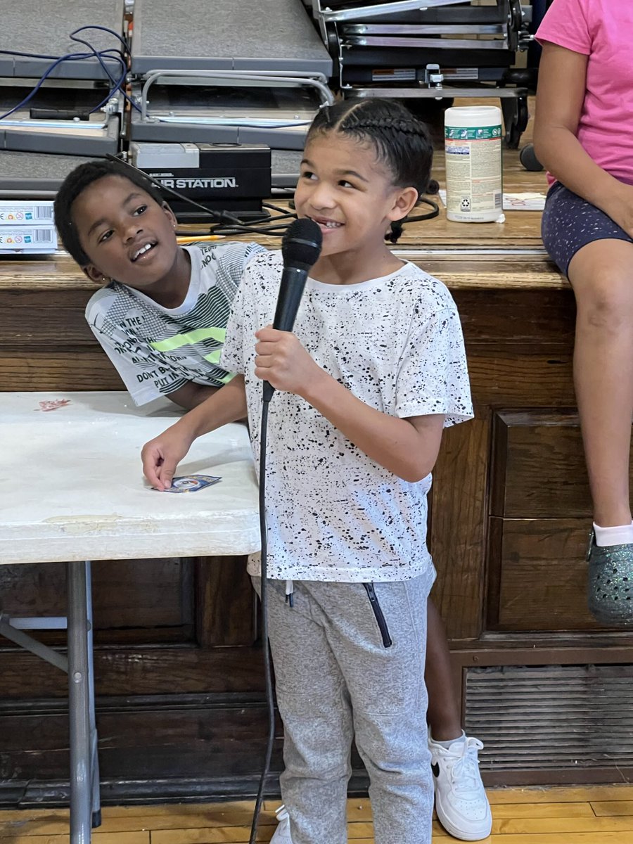 Have you thought about what you are thankful for today? We sure have. The Wolfpack is not shy when they get a mic! Look at these leaders sharing how they are thankful for friends, family, their school… #proudprincipal 💙🤍 #wolfpackpride <a href="/R_I_Schools/">Rock Island-Milan School District #41</a>