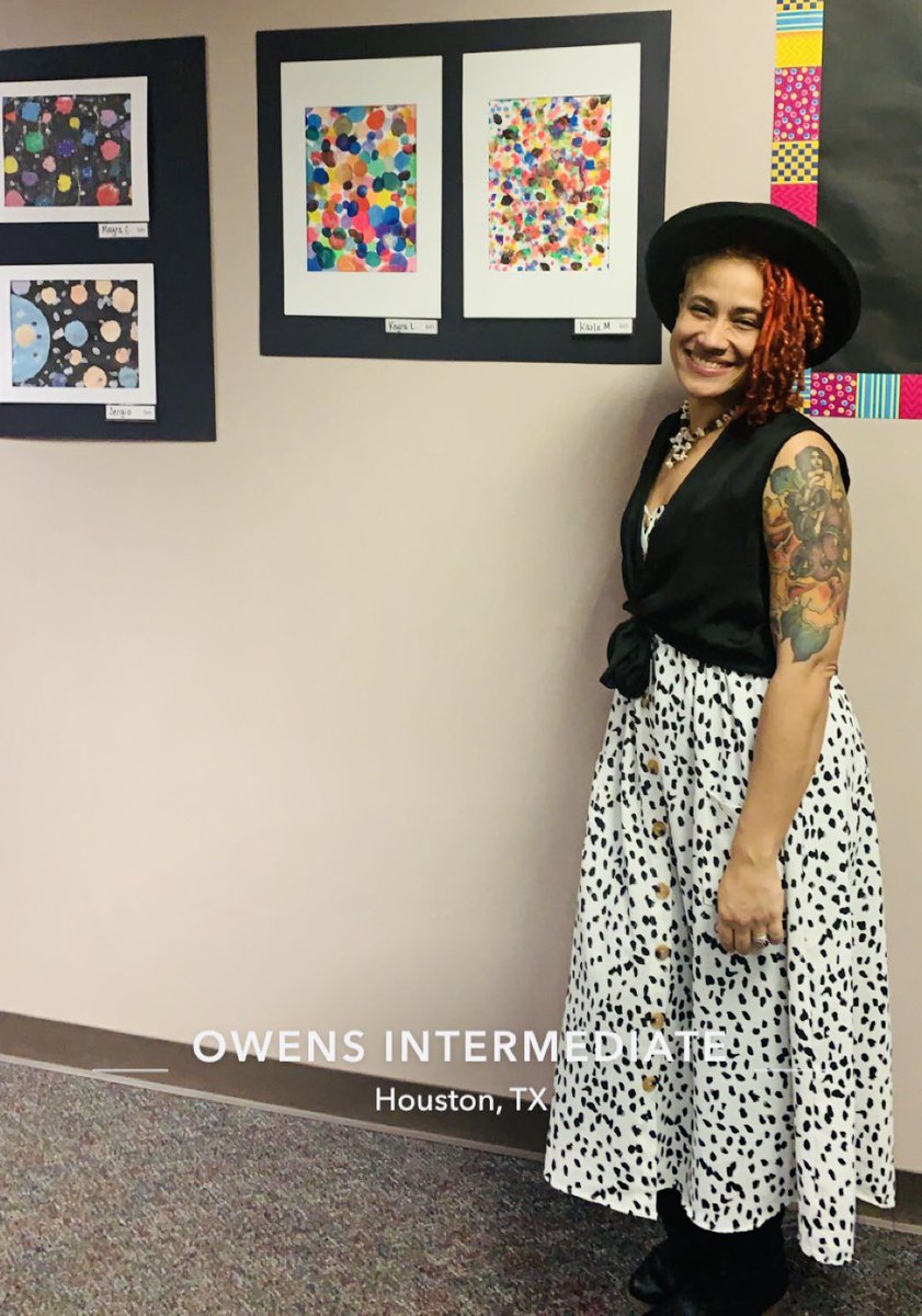 tkteachesart's tweet photo. Open House tonight at @OwensInt HAPPY INTERNATIONAL DOT DAY! @aliefFineArts @Owens_Int_Lib #AliefDotDay #DotDay #DotDay2022 #AliefFineArts #AliefISD #TheDot https://t.co/FpOn1cVmnb