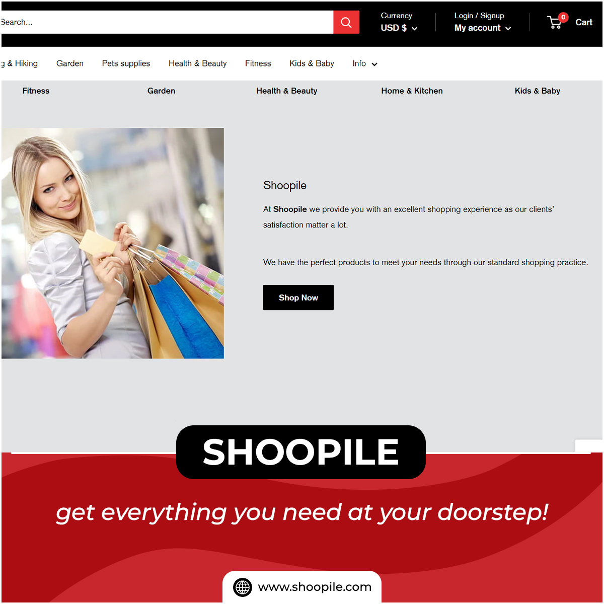 shoopile's tweet photo. Home & Kitchen, Fitness, Camping & Hiking, Garden, Pet Supplies, Health & Beauty, Kids & Baby, get every product of your day-to-day use easily with Shoopile.
To check out our products, visit https://t.co/PMxlL2TgaQ
#onlineshopping #shopping #kitchenware #necessarytools https://t.co/1J8H2nKpzw