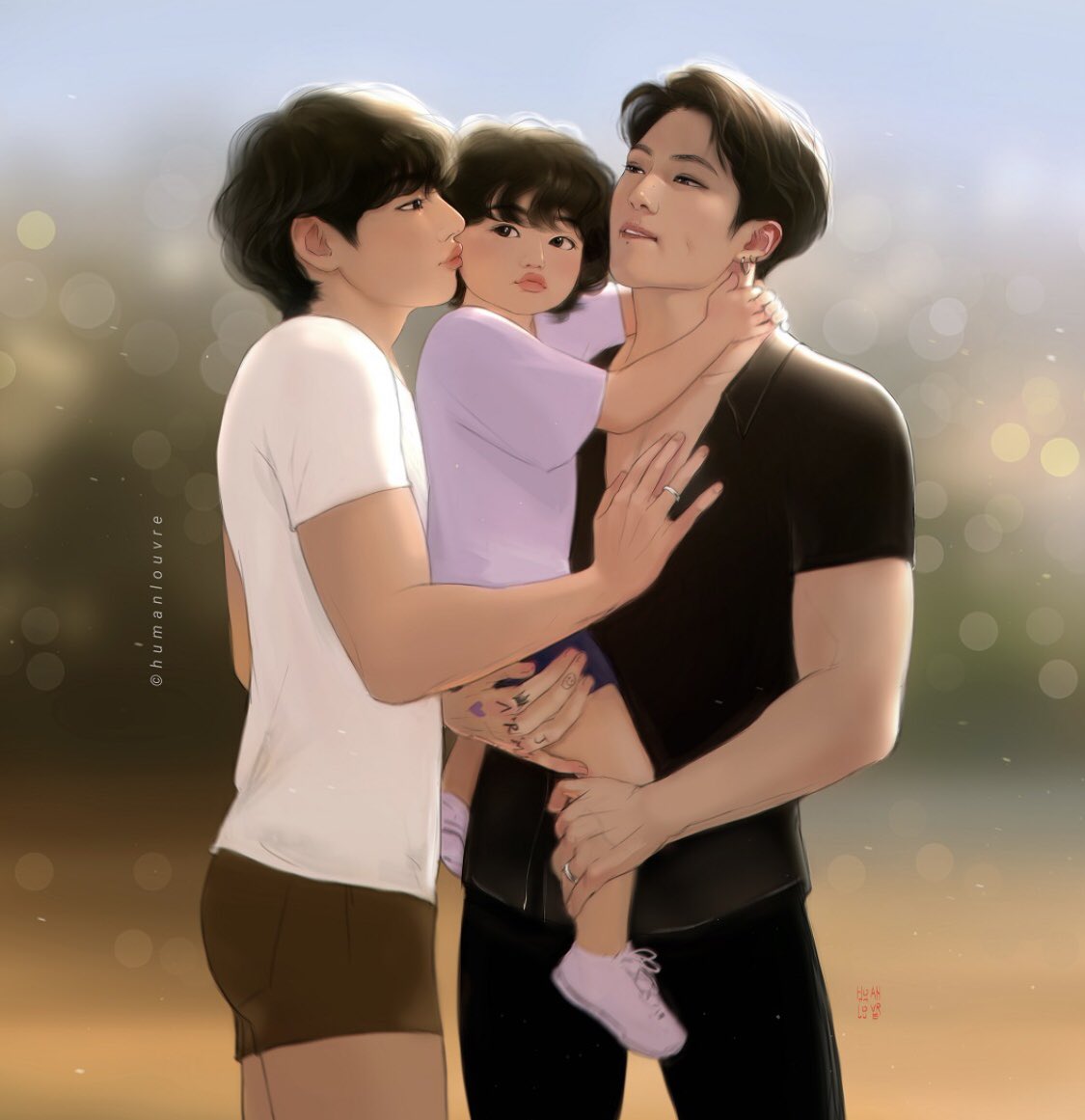 cocoadulce9795's tweet photo. Muero de amor 😭💖😍🫶🏻 #Taehyung #Taekook #Jungkook #Kookv #Arte #Vkook #Fanarts #Kooktae art by #humanlouvre https://t.co/Od2bL7MycX