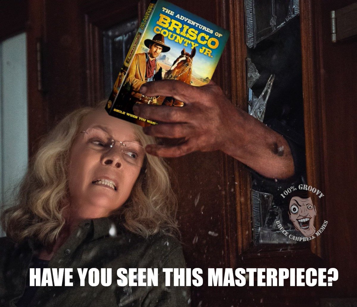 BruceMemes's tweet photo. Highly recommended #TheAdventuresofBriscoCountyJr https://t.co/Z90fnWVhE6
