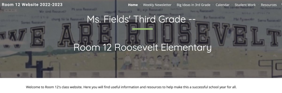 MsFieldsHub's tweet photo. I'm feeling pretty proud of all this classroom website I've created. Going back for my master's with CUI, was the best decision I've ever made.  #cuiedtech https://t.co/zfbjO3Jbmw