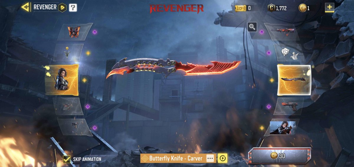 'Revenger Draw' is now available ingame. 🔪 #CODMobile