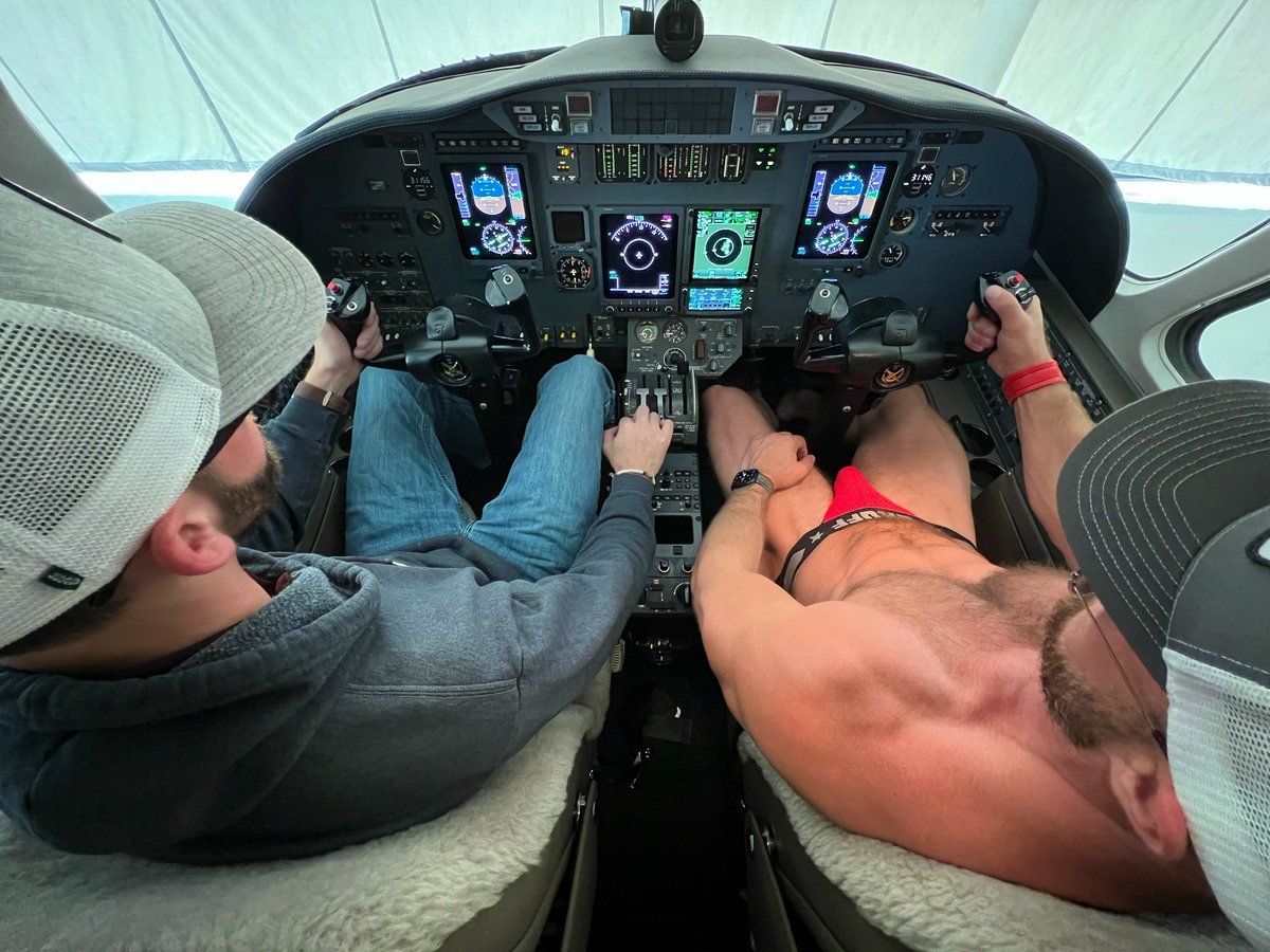 Fun having a stud like <a href="/TeeSeeFlexxx/">TC</a> beside you in the cockpit