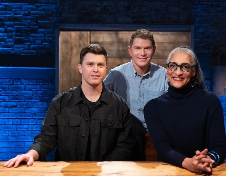 Let's see how Colin's doing in the kitchen 
#BeatBobbyFlay #colinjost https://t.co/VQhKobxk7o