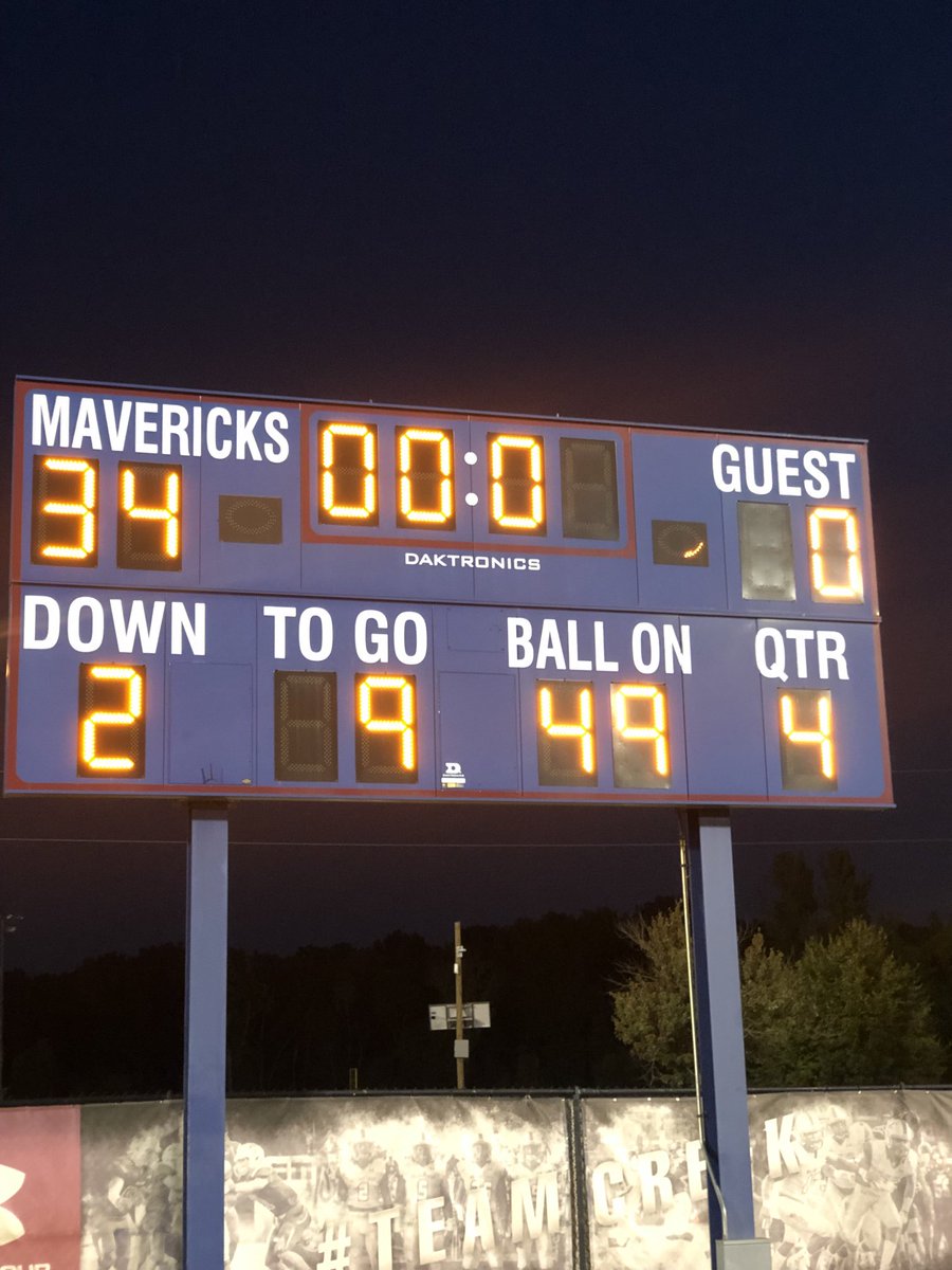 Congrats to Mavericks JV squad on a great win against a very scrappy ⁦@DubCLions⁩ #Creekboyz ⁦⁦@mcmavsathletics⁩ ⁦@Creek_AP⁩ They are now 4-0