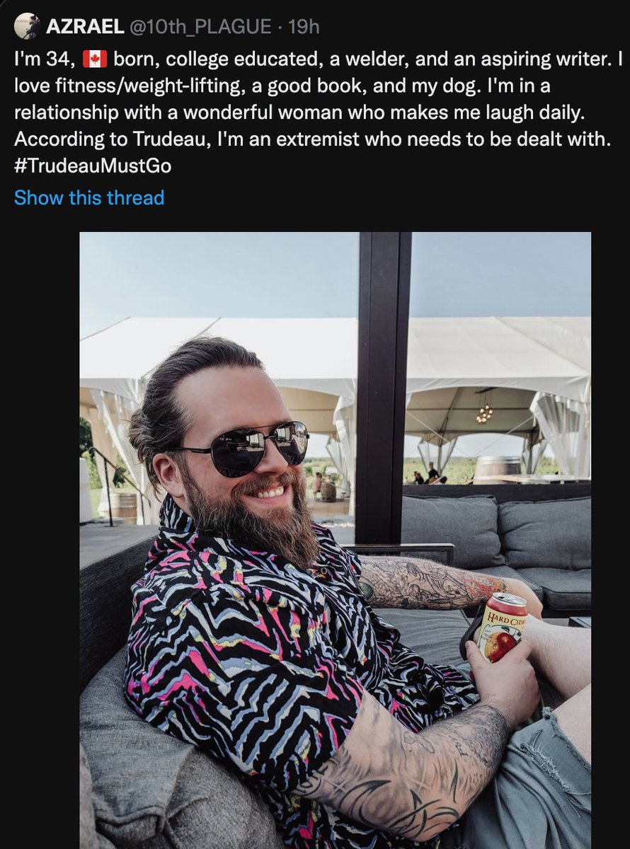 ItsDeanBlundell's tweet photo. Hello to the Conservative Party Of Canada's latest online paid "operation" -  A bunch of bots pretending Trudeau ruined their lives and how much of a hero they were before Trudeau ruined their lives. You can't make this shit up. https://t.co/jhLT55hHLX