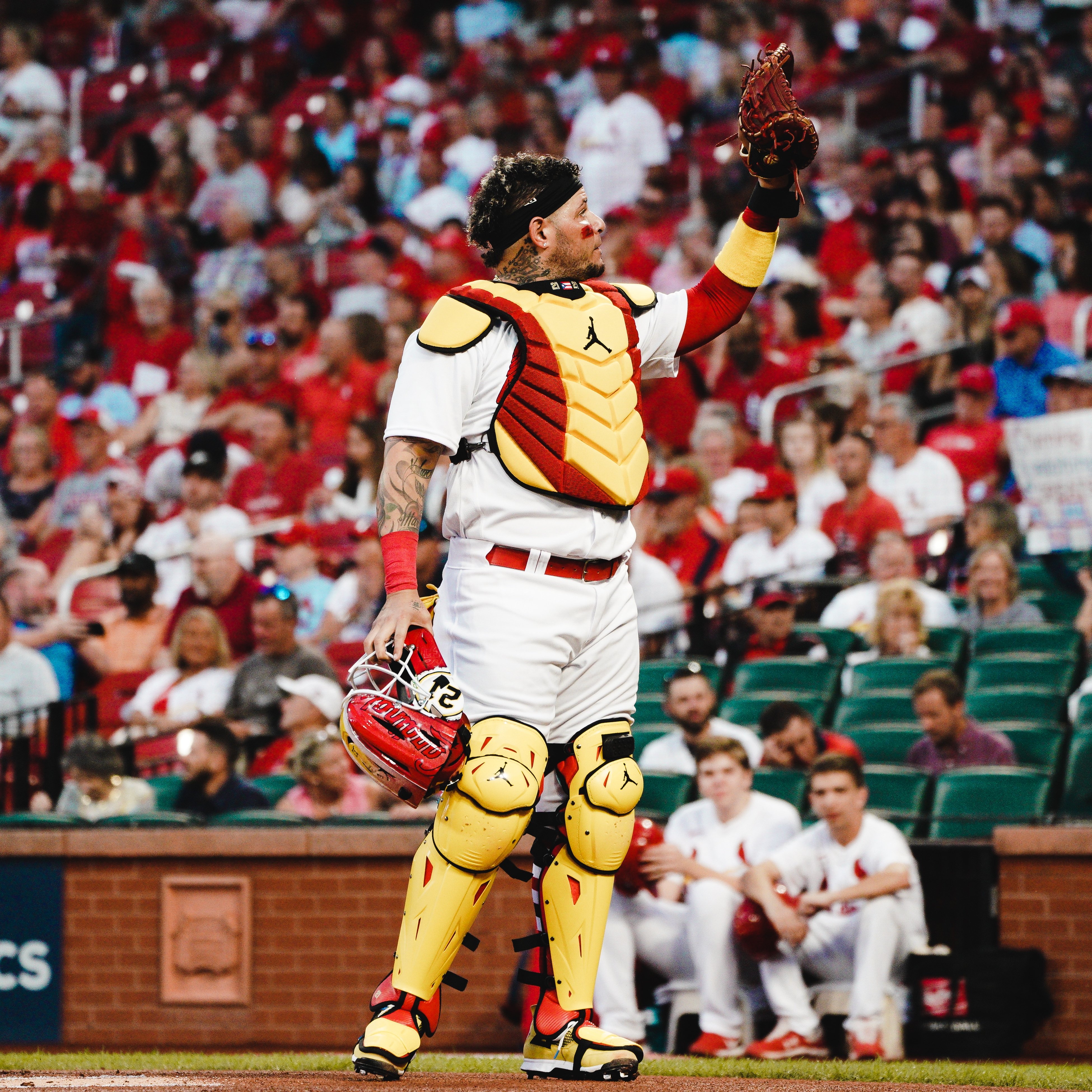 MLB on X: Yadi is showing off with his special Roberto Clemente