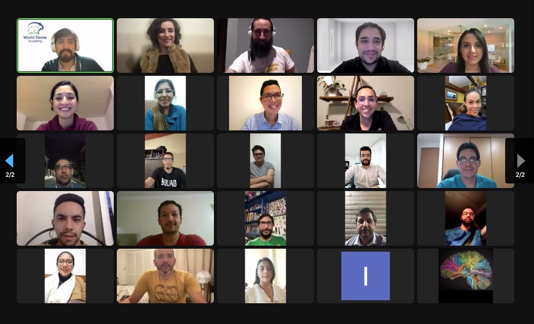 🧠Nos hemos reunido hace unos minutos para actualizarnos y conocer en qué está cada comité de #ALATAC 
✨Se vienen actividades, proyectos y sueños que de seguro sentarán precedentes y aportaran en nuestra lucha contra el #ACV💪
#educación #investigación #implementación #mentoring