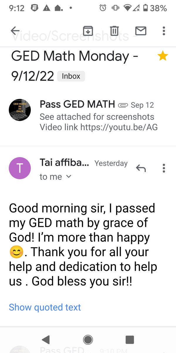 ged_pass's tweet image. #AnotherSuccess Please help me congratulate #DanielleAffibaRais
 on passing her @GEDTesting Math exam. #GEDMathMonday #GEDMathHelp #GEDMathIn30Days  #131 THANKS for TRUSTING  Pass GED Math in 30 days @ged_pass