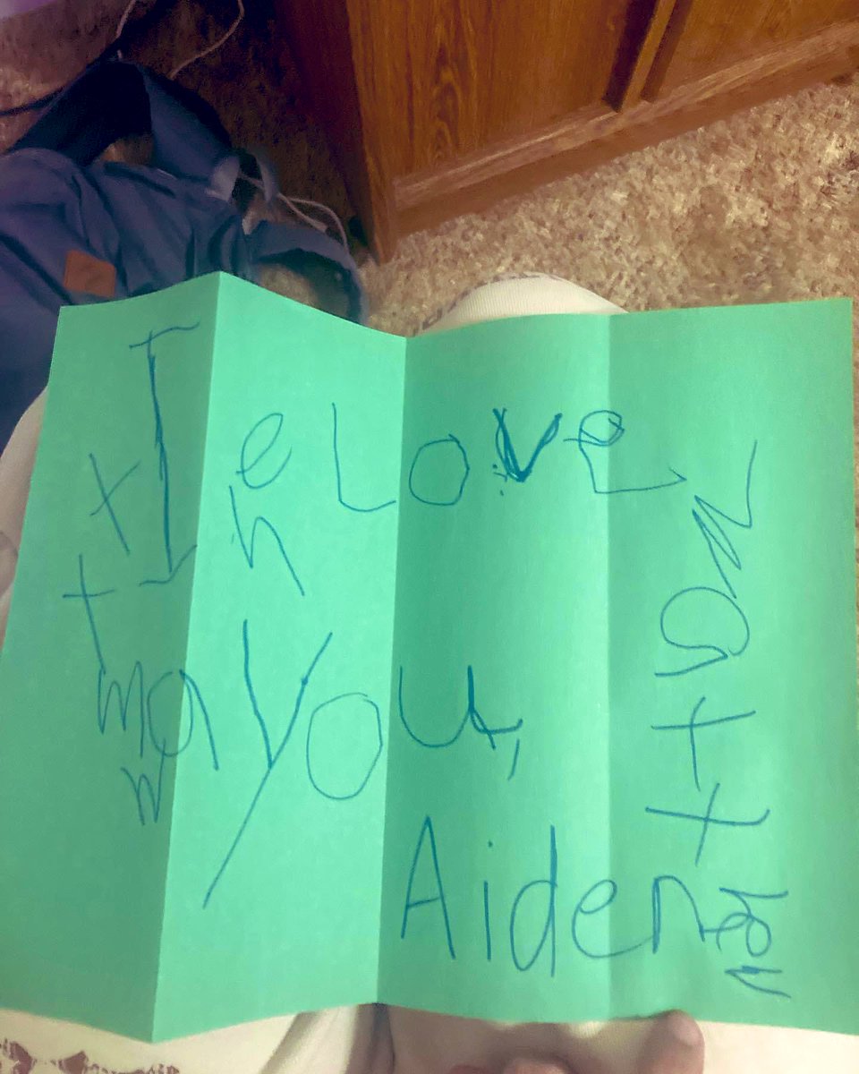 Aidan_Johnston1's tweet photo. Got a really nice surprise in the mail today. My biggest #fan and best buddy, Matthew, sent me a letter. Really appreciate it, little man! Thank you! #miracleleague #fansathome https://t.co/zVKvTVKphl