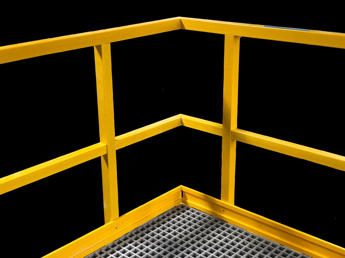 CompositeEngAu's tweet image. Platform and handrail almost ready to despatch.

Featuring MaxiGRATE standard mesh non slip grating and the MaxiRAIL handrail system. The substructure of the platform is constructed from MaxiSTRUCT profiles.

#maxirail #maxigrate #frp #handrailsystem #frphandrail