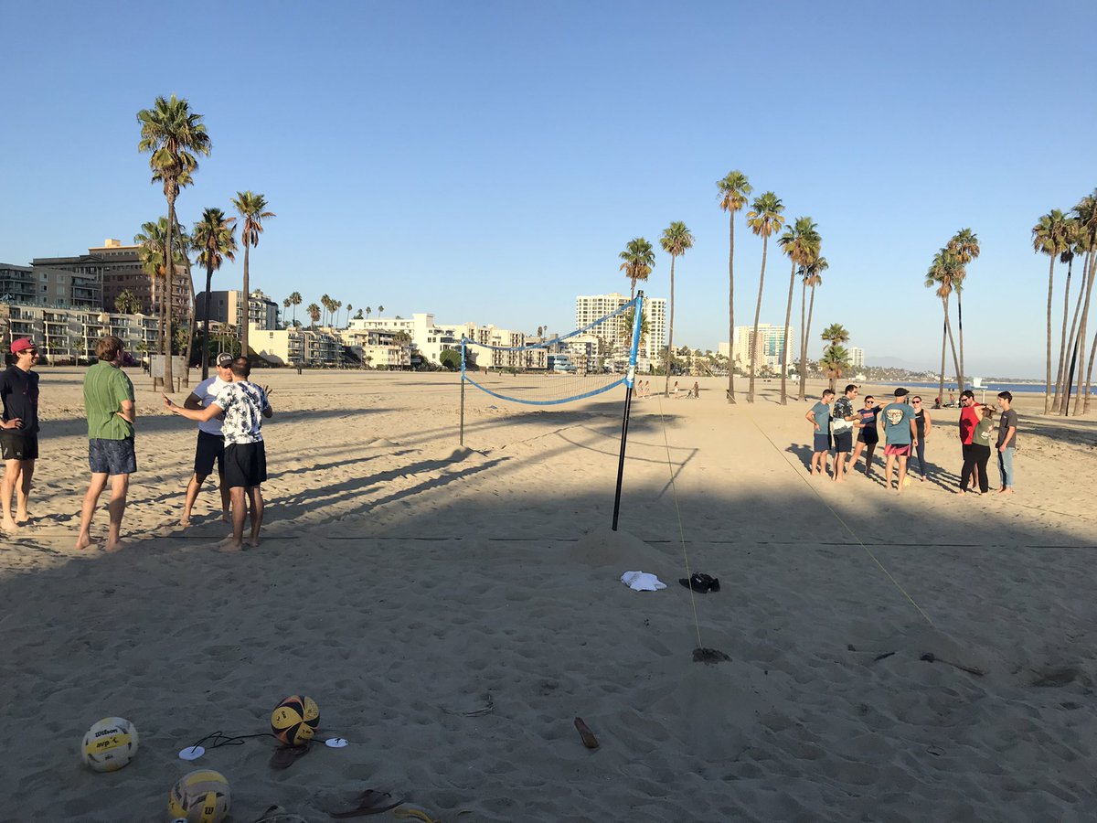 CaufieldBA's tweet photo. It’s the Annual Coastal Engineers vs Coastal Geologist Beach Volleyball tournament. This year sponsored by @CDMSmith #EngineersRule #ASBPA2022 https://t.co/CkeVWc2Z1M