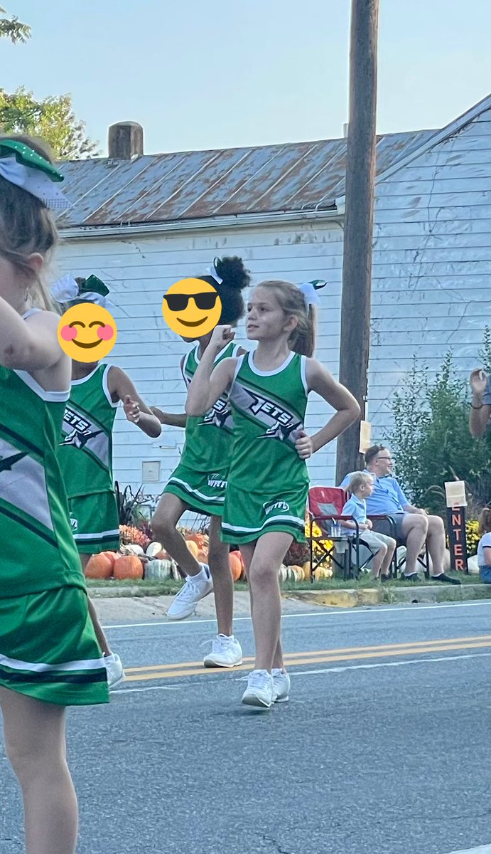 Beautiful evening at the SHS Homecoming Parade watching my little cheerleader. So fun seeing all the familiar faces.