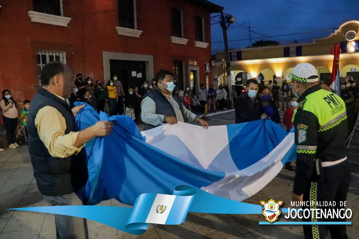 MJocotenango's tweet photo. CELEBRAMOS LA INDEPENDENCIA DE GUATEMALA.
El día de hoy se llevó a cabo el acto protocolario de Arriada del Pabellón Nacional por la Conmemoración de los 201 años de Independencia de nuestra querida Patria, acto que se llevó a cabo en la Plazuela de Jocotenango. https://t.co/GXA4viPf3I