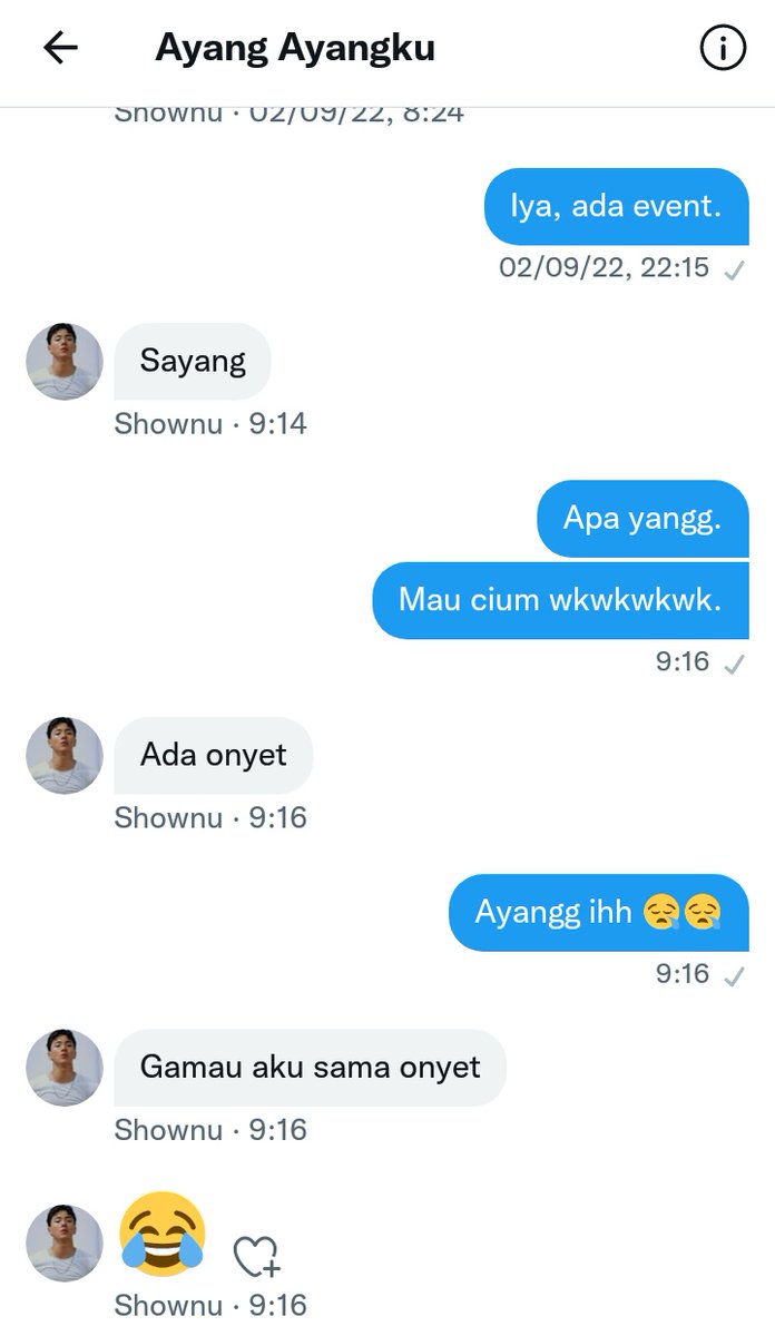 Suami durhaka.

AQ UDAH TANTICK KANN? UU AAK UU AAK 🐵🐒🐵🐒🐵🐒🐵🐒🐵🐒🐵