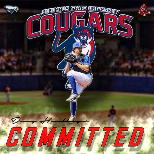 DannyHersh18's tweet photo. I am very excited to announce my commitment to Columbus State University to continue my athletic and academic career! Go cougars! https://t.co/t8nlo7g1Vb