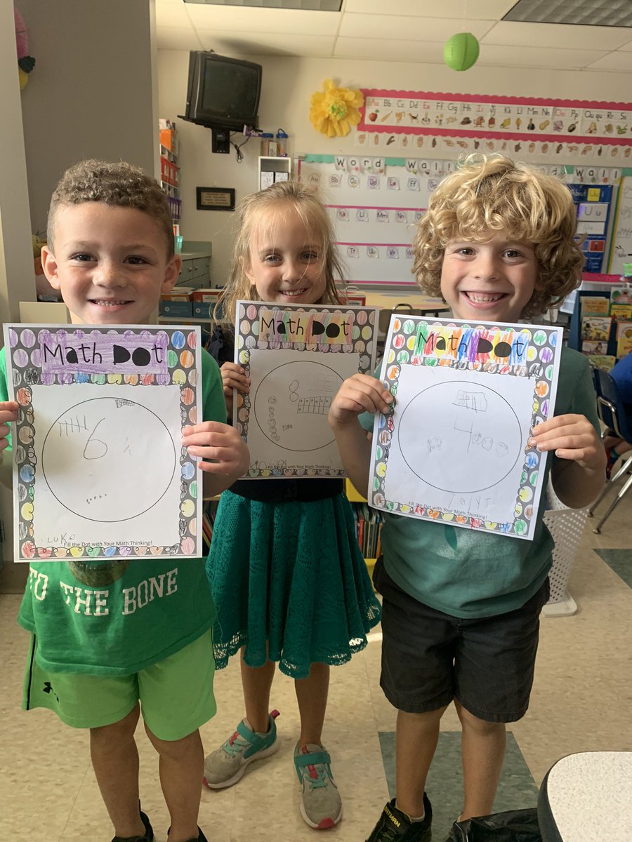 MrsLaneSMEK's tweet photo. Happy International Dot Day!! ๐ We celebrated all day by making our own dot creations and sharing our artwork with our Kinder friends! #BecomeBelongBeNorthern #SMERides #DotDay https://t.co/pALfF5ohRP