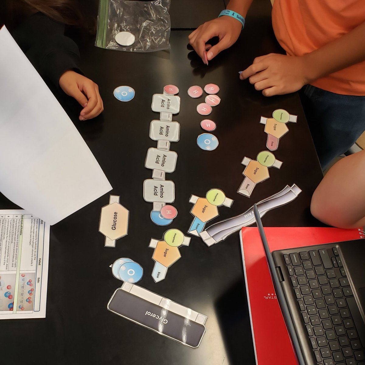 hellomsyang's tweet photo. Building macromolecules with honors bio! @ChaffeyHSTigers #funinthelab https://t.co/XQPTQXn6bD