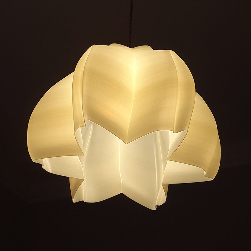 yolegmma's tweet photo. MARA-INCHI Ceiling Ecolamp. This lamp is part of a lighting collection inspired by the ancient seed Sacha Inchi. It was created with the software @adskFusion360 and 3Dprinted in bioplastic with @Trideo3D technology ♡ https://t.co/g6nmb4QoUE https://t.co/UHoysuCl2E