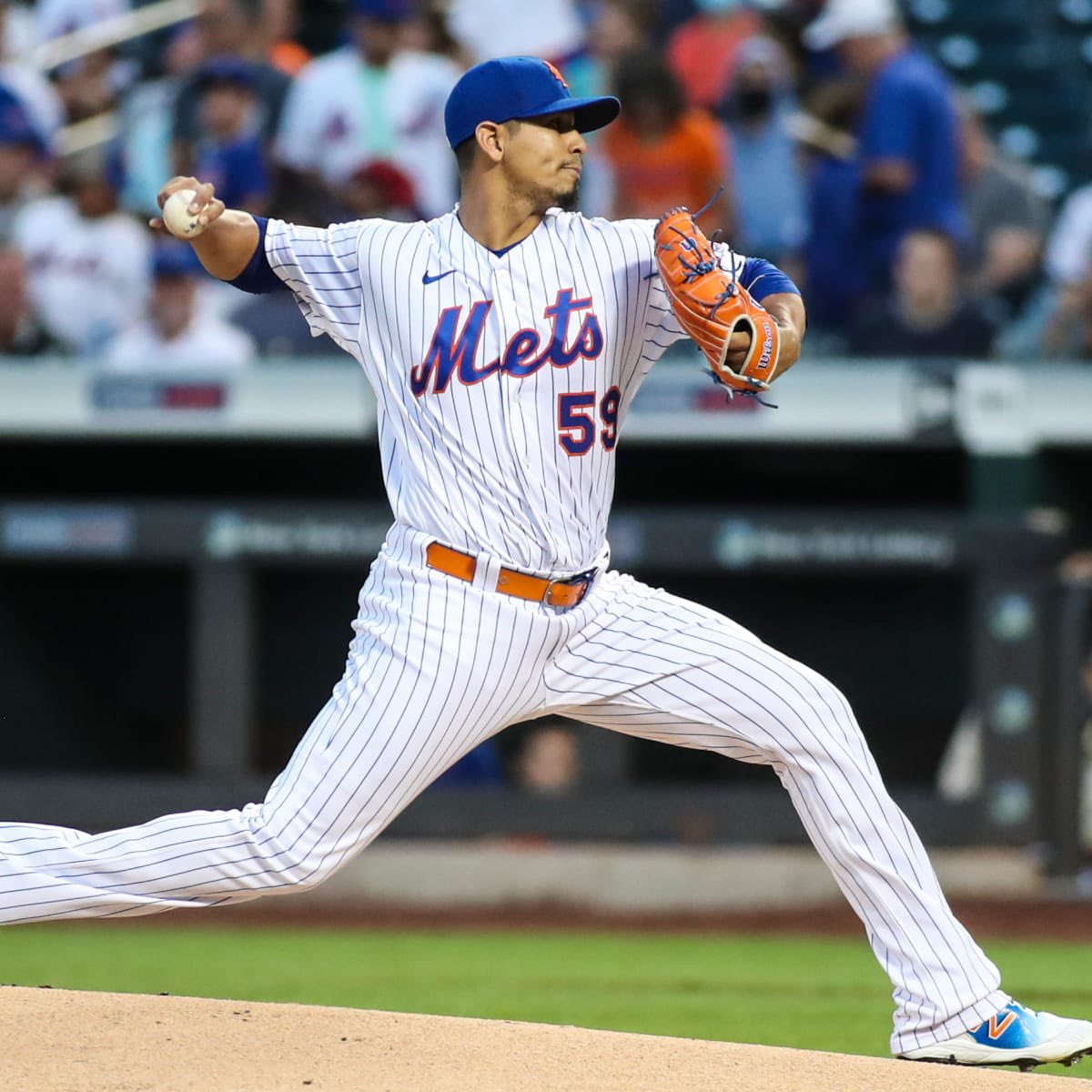 Carlos Carrasco was brilliant tonight, reaching a season high 11 K’s 6 IP, 4 H, 1 ER, 2 BB, 11 K, 104 pitches #Mets #LGM