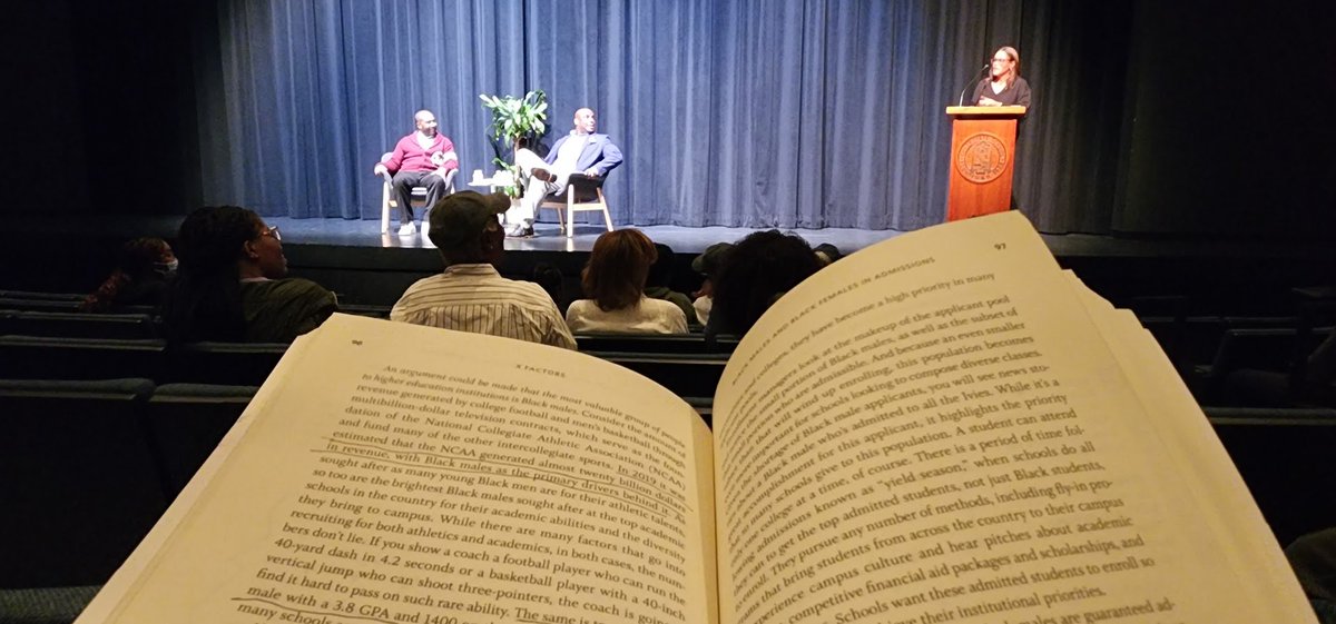 akilbello's tweet photo. I took #TeenChef to hear @ShereemHB and @TFIELDS013 talk about college admission and I was not disappointed.
I'm glad I've been reading their book! https://t.co/Wtg8TmHsWY