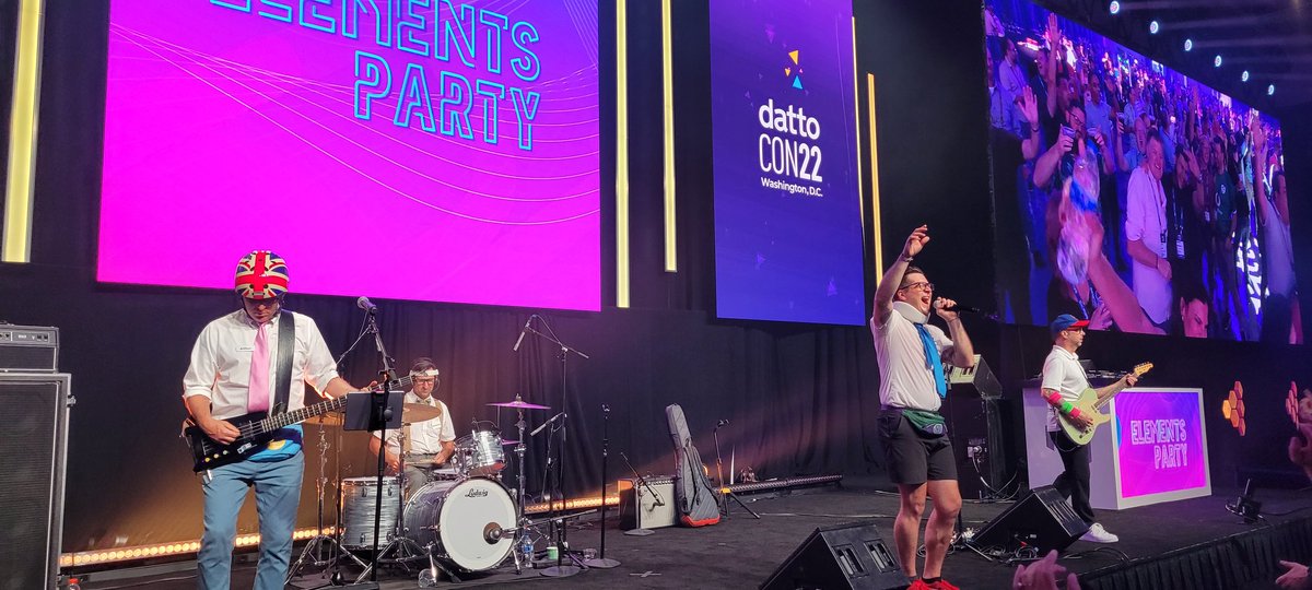 snowpondtech's tweet photo. Day 3 of #dattocon22 wrapped up on Tuesday. @datto knows how to throw a great party by inviting DJ Diesel aka Shaq and a great cover band. Had a good time with colleagues and new friends. Added a visit to the #whitehouse. Will go again for sure! https://t.co/0DRJTTfoSq