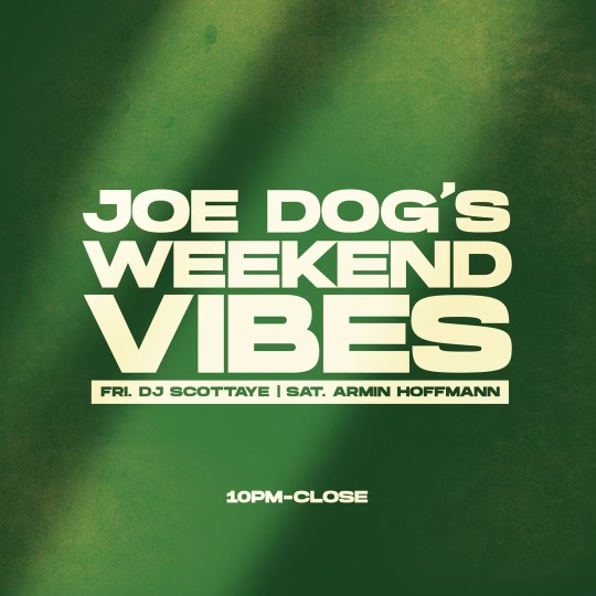 JoeDogsGasBar's tweet photo. π§ Weekend Plans Made - Joe's is the place for LIVE Dj's all weekend long!
FRIDAY - DJ @scottayedesign
SATURDAY - DJ @armin.hoffmann.edm
10pm to close both nights!
#dj #music #party #hiphop #housemusic #djlife #instagood #goodtimes #dance #beats #eatatjoes #joedogs #dtburlon https://t.co/HNbiXOZaPC