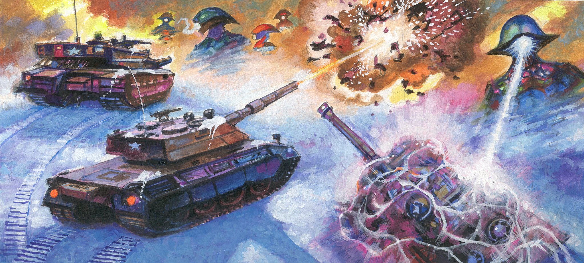NBA Jam (the book) on Twitter: "2001 promo art for Alien Front Online ...