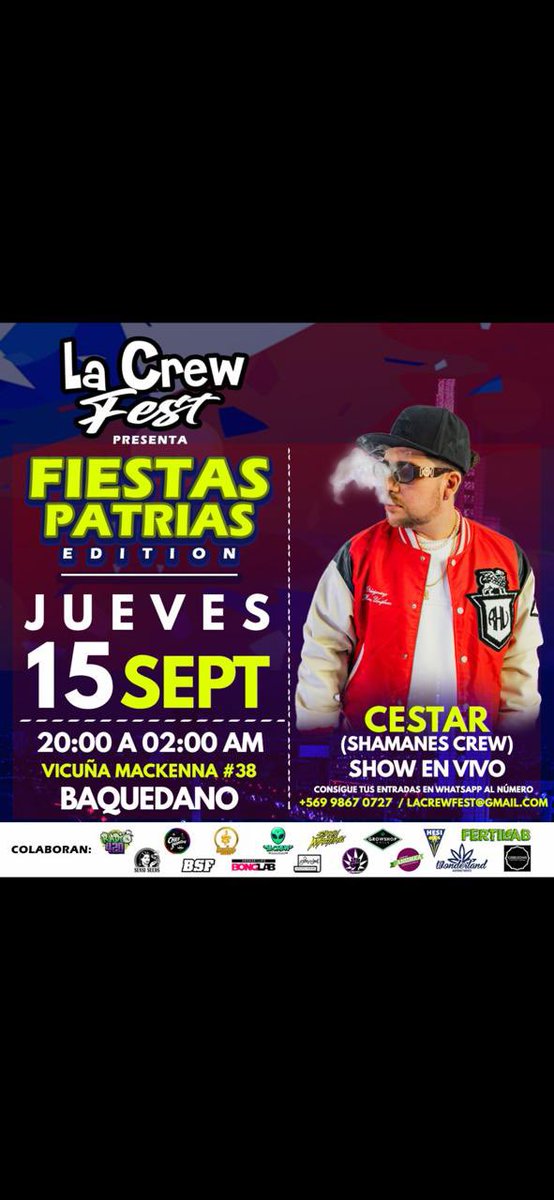 Hoy empezamos las fiestas patrias 🙌🔥