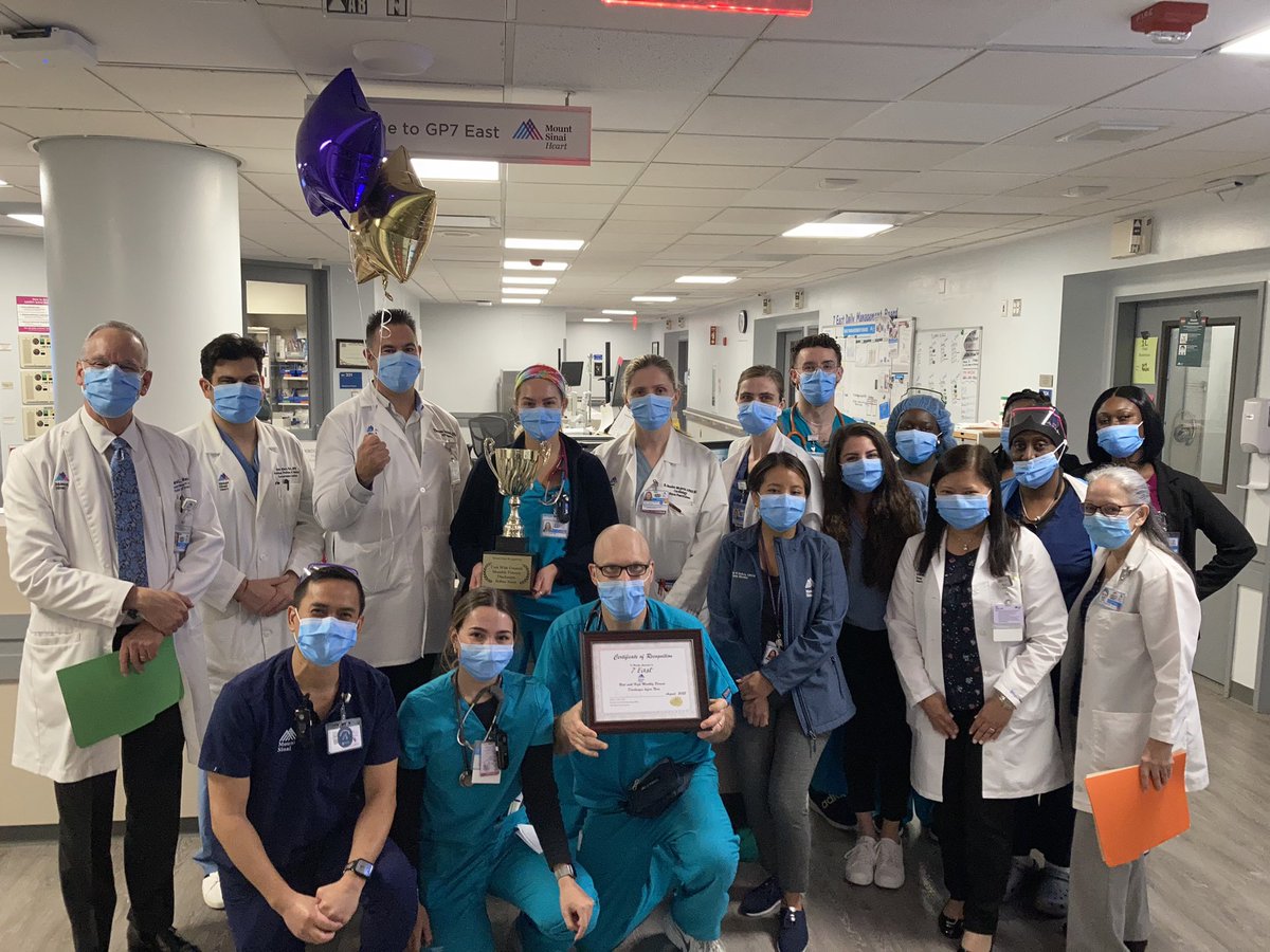 Celebrated the return of the #DBN award to 7East for highest rate in August! So proud to recognize how we get our #patients home quickly and safely! #bettertogether #heartofthematter