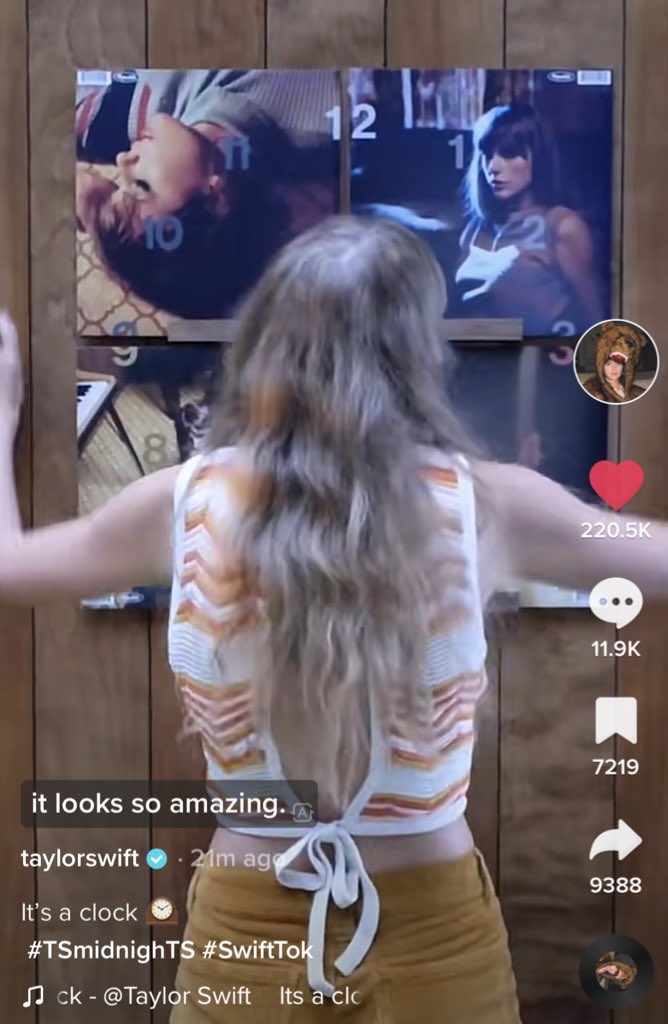 alltooalicia's tweet photo. @taylornation13 It’s a CLOCK! Four vinyls and CD’s! It has the TIME! (It has the time) I can’t imagine a more beautiful thing! I mean look at this thing! When I saw the back covers, everything changed! #itsaclock #TSmidnighTS   @taylornation13 @taylorswift13 https://t.co/zVMGgbBx2Z